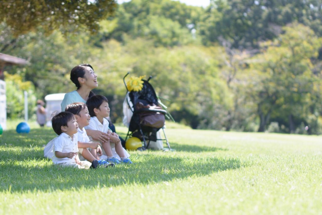 新緑の公園